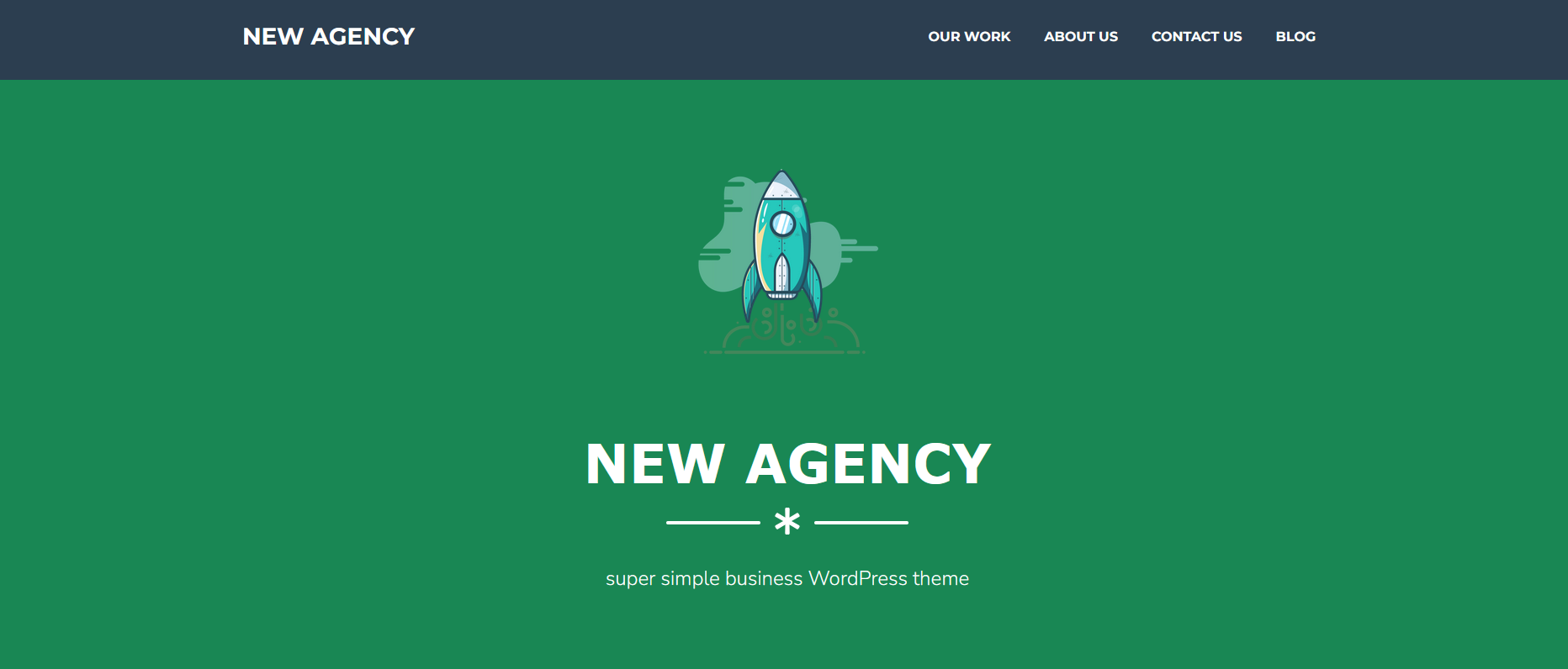 NewAgency WordPress theme